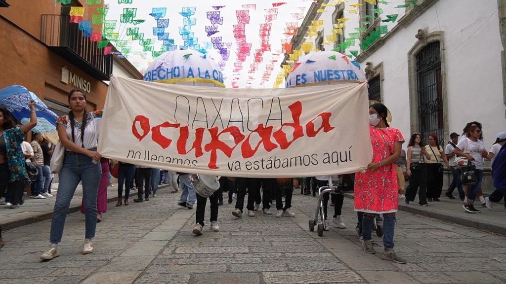 Marcha por el centro histórico