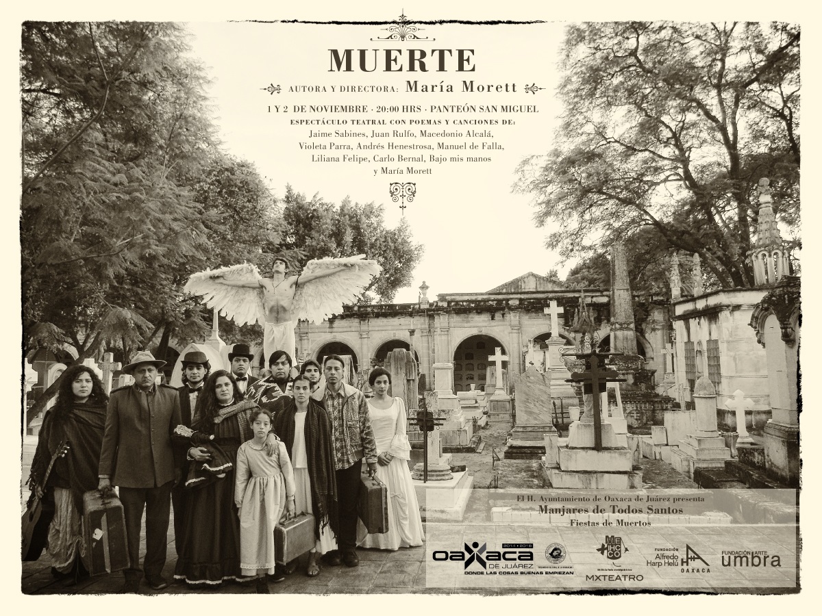 ‘Muerte’, obra de teatro de María Morett, llega al Panteón General