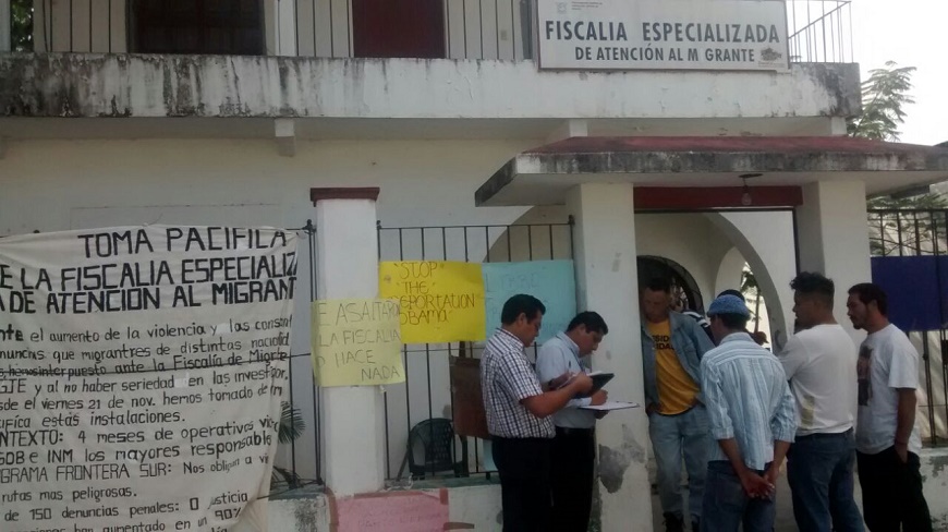 Migrantes centroamericanos comienzan huelga de hambre en Ixtepec