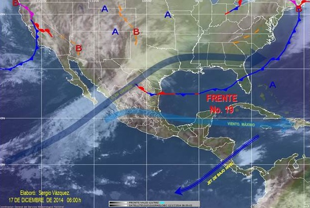 Se mantendrán temperaturas de 0 a 5 grados centígrados en zonas altas del territorio oaxaqueño