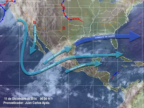 Se esperan temperaturas frías a muy frías por remanentes del Sistema Frontal Número 18