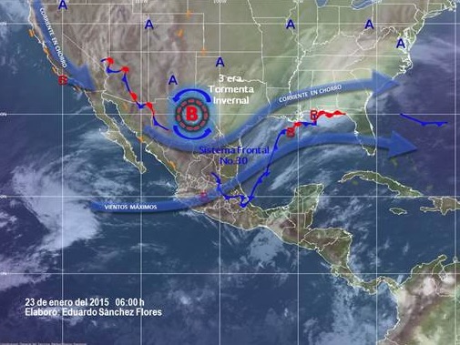 Temperaturas de 0 a 5 grados Celsius en Oaxaca por Sistema Frontal 30