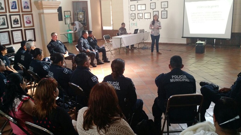 Policías Municipales se capacitan en protocolos de actuación libre de discriminación