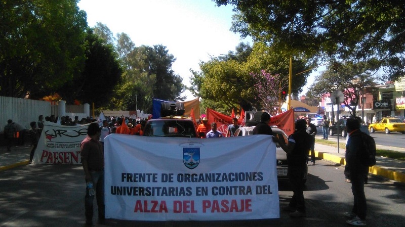 insisten organizaciones en no permitir alza del pasaje