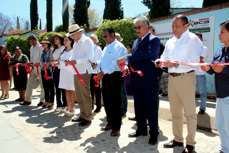 Con la entrega de drenaje sanitario, cambia Villacaña vida de vecinos de San Felipe del Agua