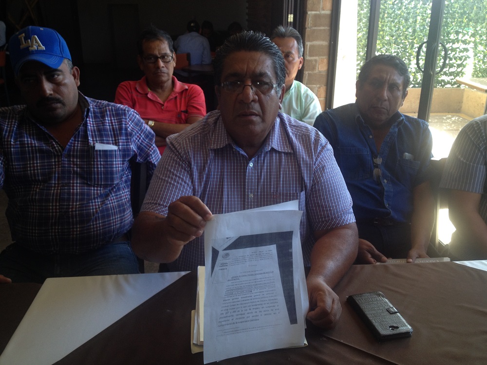 Sección 59 acusa a Miranda Nava de confrontación con la sección 22