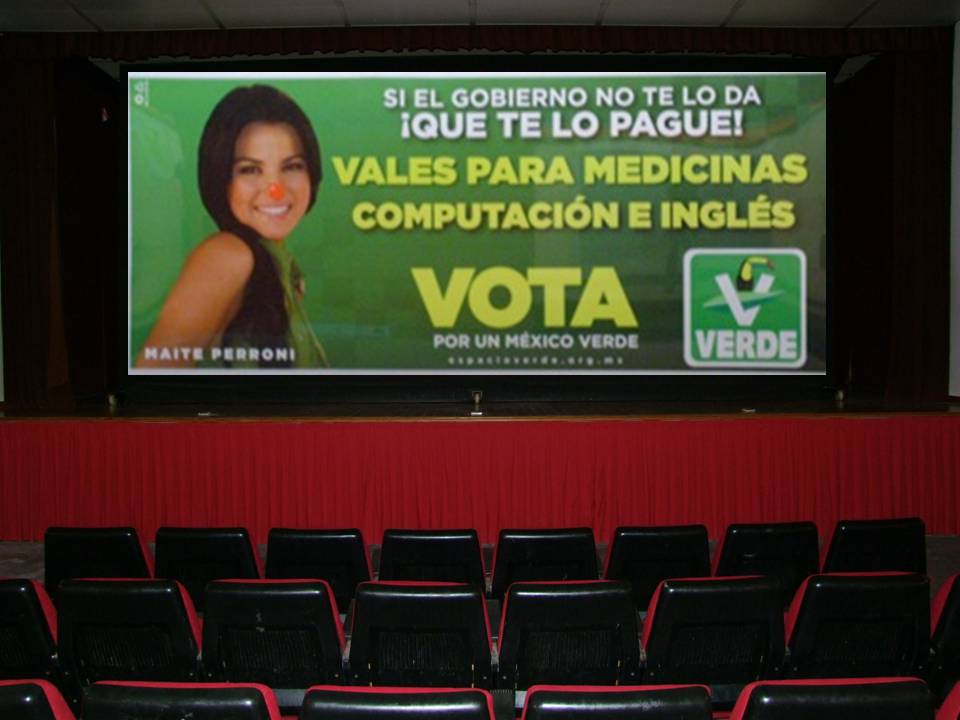 INE verificará en cines de Oaxaca que PVEM no difunda “cineminutos”