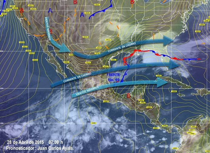 Frente Frío 49, favorecerá lluvias muy fuertes a intensas en territorio oaxaqueño