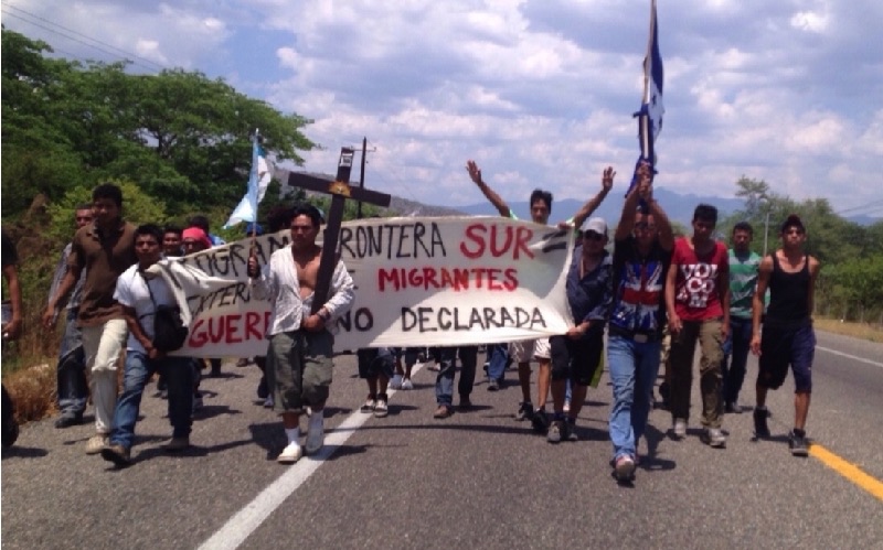 Llega Viacrucis del migrante a territorio oaxaqueño