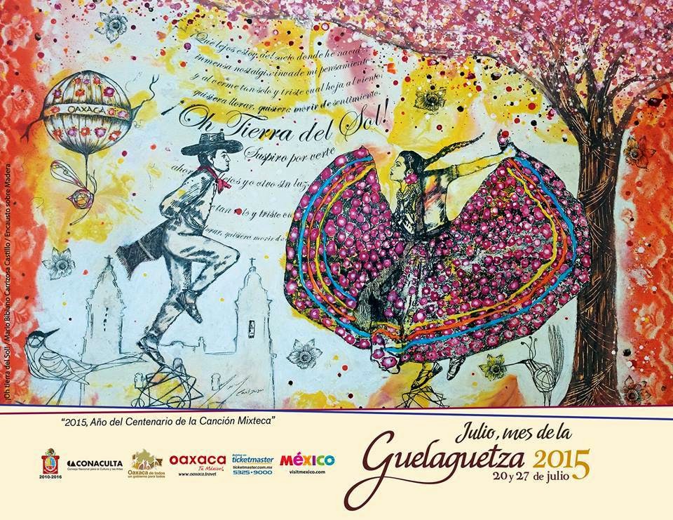 Mario Carrizosa, el autor del cartel de la Guelaguetza 2015