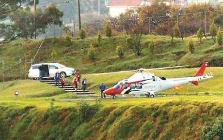 Titular de Conagua viaja con su familia en helicóptero federal