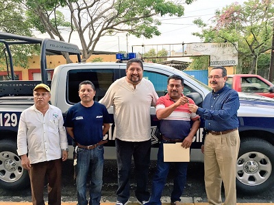 Por gestiones del diputado Freddy Gil, otorgan patrulla a Santo Reyes Nopala