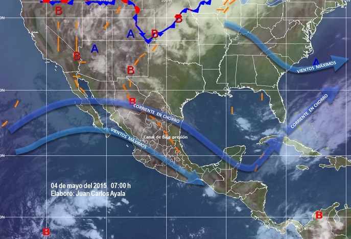 Potencial de lluvias muy fuertes en territorio oaxaqueño