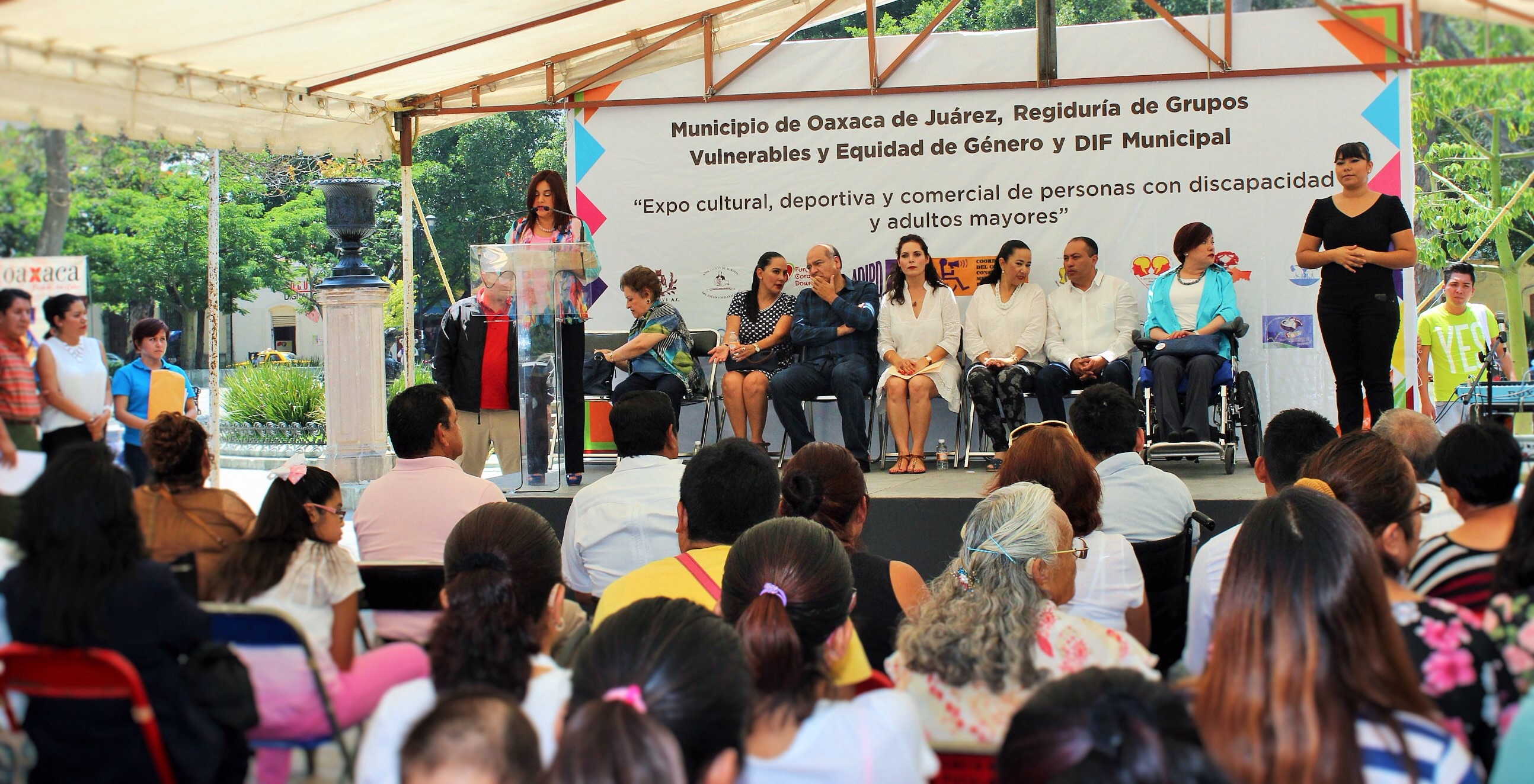Realizan Expo Cultural, Deportiva y Comercial de Personas con Discapacidad y Adultos Mayores, en El Llano