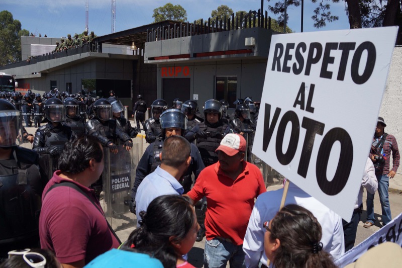 Tras cómputo distrital, PRI se proclama ganador en 7 distritos; PRD 3 distritos; capital al voto por voto