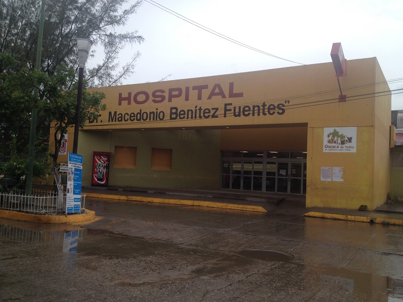 Solo cinco hospitales  abrieron sus puertas, el Macedonio Benítez de Juchitán cerrado