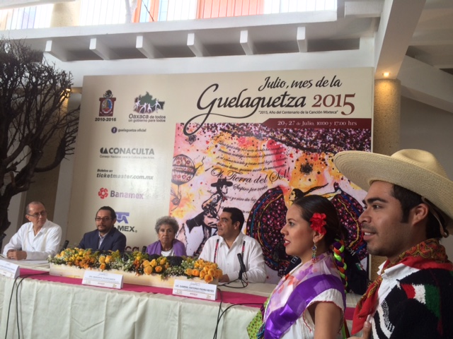 En medio de controversias, presentan fiestas de la Guelaguetza; Secretario de Turismo ausente en la presentación oficial