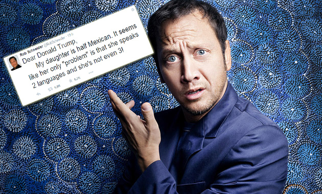 Rob Schneider sale en defensa de los mexicanos