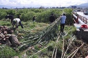 Gobierno de Xoxo realiza saneamiento del Rio Atoyac