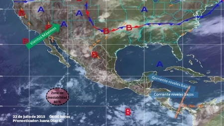 Se prevé potencial de lluvias fuertes en Oaxaca