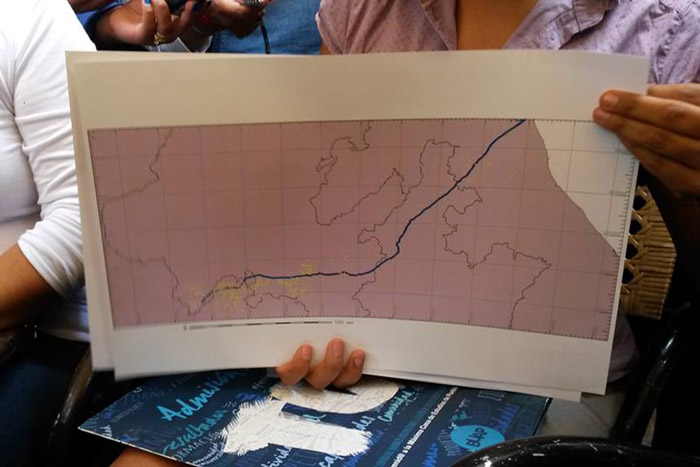 En Cuacuila empresa ignora orden de detener la construcción de gasoducto