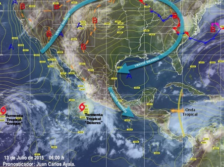 Se prevé potencial de lluvias fuertes en territorio oaxaqueño