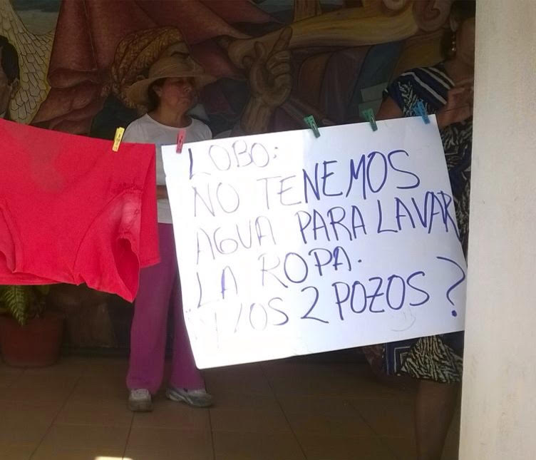 Colonias en Xoxo exigen agua potable; denuncian que su edil incumple compromisos 