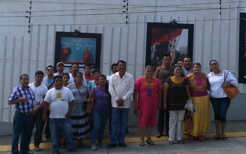 Excandidatos, excandidatas y militantes viajaron a Veracruz para exigir elecciones extraordinarias