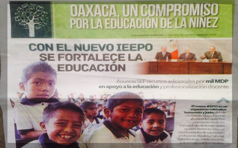 Cué envía «al matadero» a trabajadores del gobierno para promover reforma educativa en bastiones de S-22
