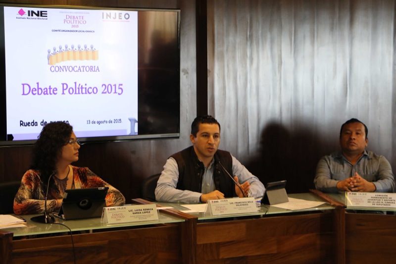 INE convoca a Concurso Juvenil Debate Político 2015