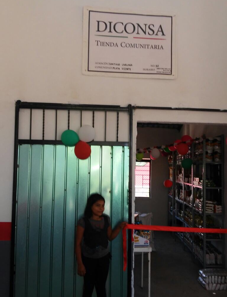 Inauguran tienda comunitaria Diconsa en Playa Vicente