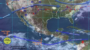 Se prevé ambiente caluroso y lluvias fuertes en territorio oaxaqueño
