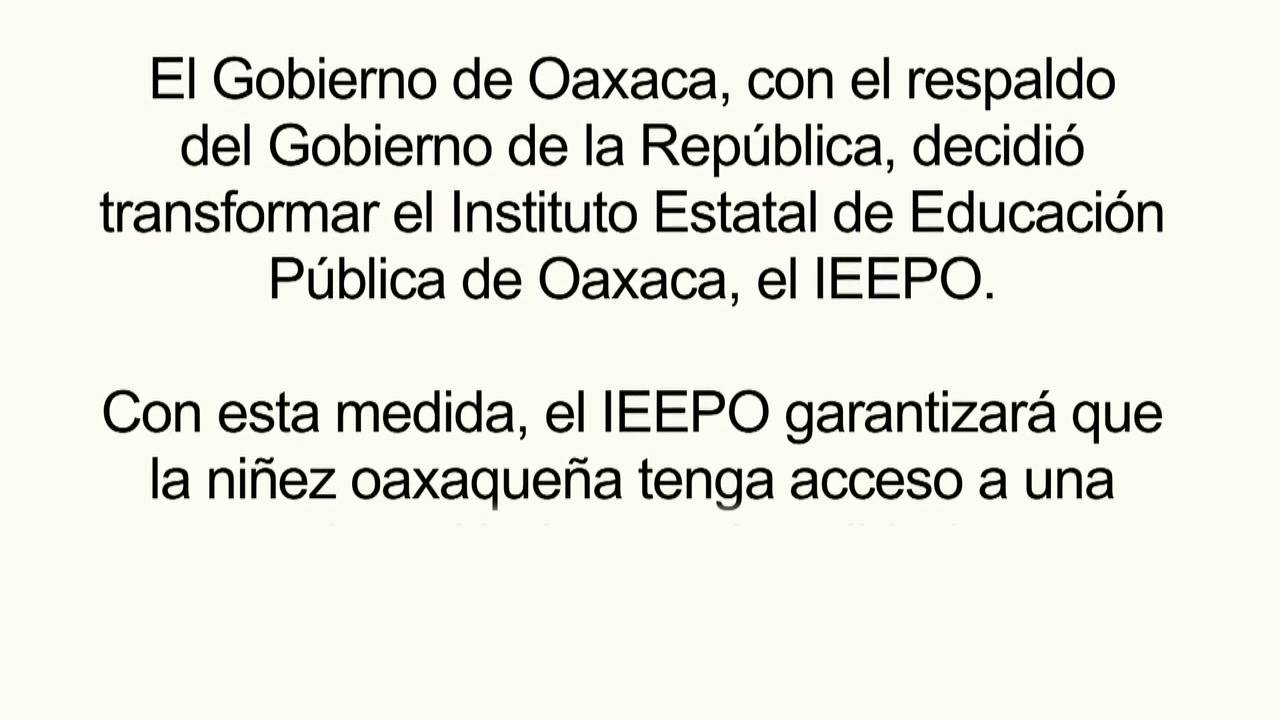 Transformación del IEEPO