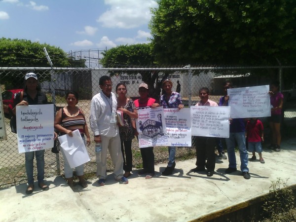 Inician huelga de hambre mujeres migrantes centroamericanas, presas en Chiapas por el delito de Trata de Personas