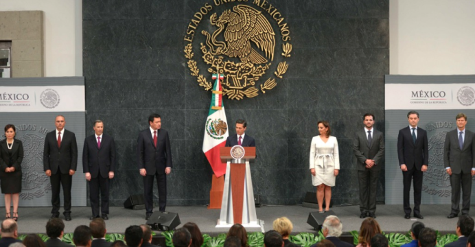 Sólo tres mujeres en gabinete de Enrique Peña Nieto
