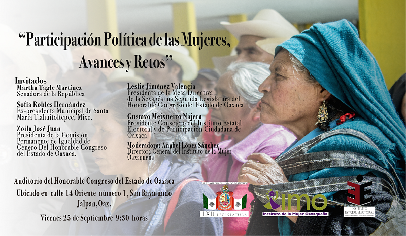 Foro participación política de las mujeres, avances y retos