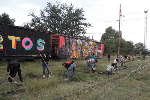 Más de 200 personas participan en segundo tequio cultural del Museo del Ferrocarril Mexicano del Sur