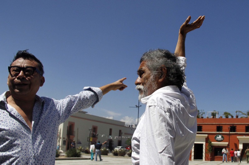 Desde las esferas del gobierno amenazan a Francisco Toledo y Sergio Hernández por oponerse al Centro de Convenciones