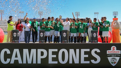 Aguascalientes, campeón nacional del torneo de Futbol Scotiabank sub 17 celebrado en Oaxaca de Juárez