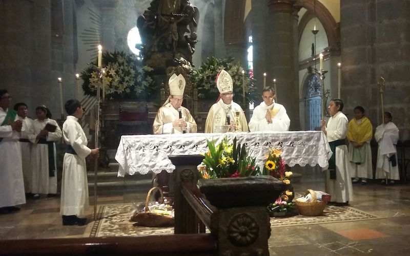 Celebran Misa Maronita en la Catedral de Oaxaca