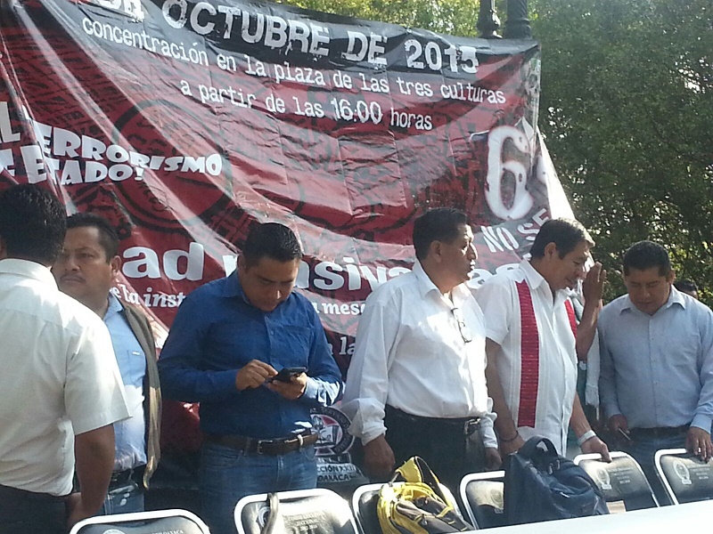 No se intimida la Sección 22 y reta a Gabino Cué con un paro y manifestaciones en toda la entidad