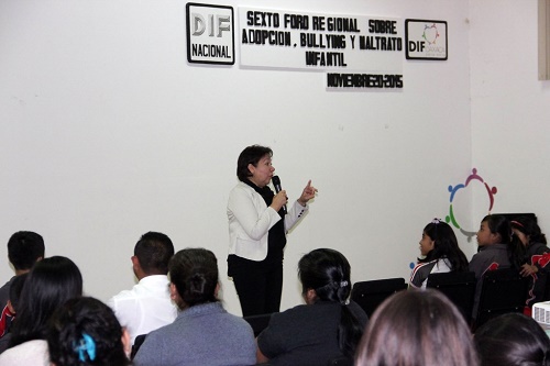 Realizan DIF Nacional y Estatal sexto Foro Regional sobre adopción, bullying y maltrato infantil