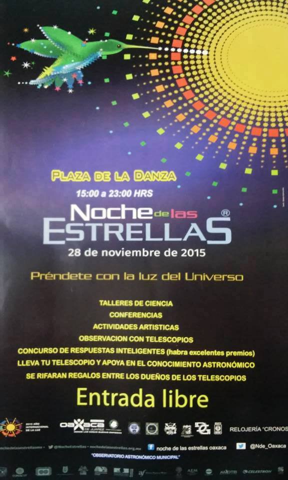La Plaza de la Danza, sede de la celebración astronómica “La Noche de las Estrellas”