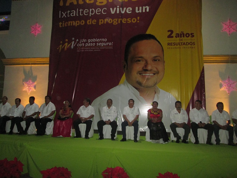 II Informe del presidente municipal, Rubén Antonio Altamirano