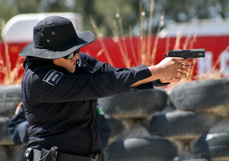 Participan fuerzas de seguridad en torneo de tiro del Instituto de Profesionalización Policial