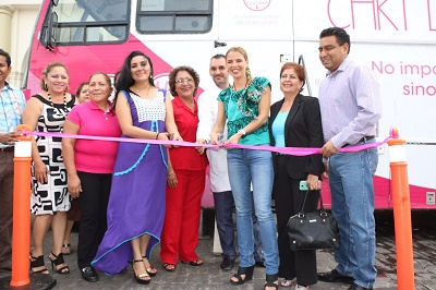Llega unidad móvil de mastografías de FUCAM y Fundación AMO al Istmo de Tehuantepec