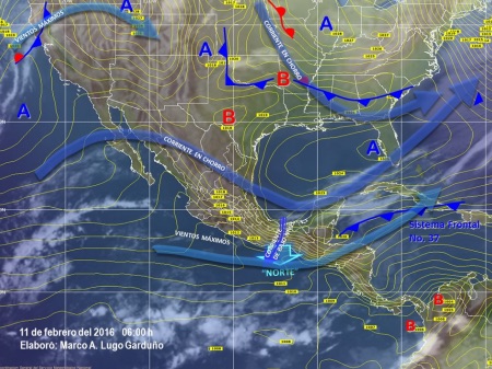 Persistirá ambiente frío en territorio oaxaqueño, además evento de “Norte” en el Golfo e Istmo de Tehuantepec