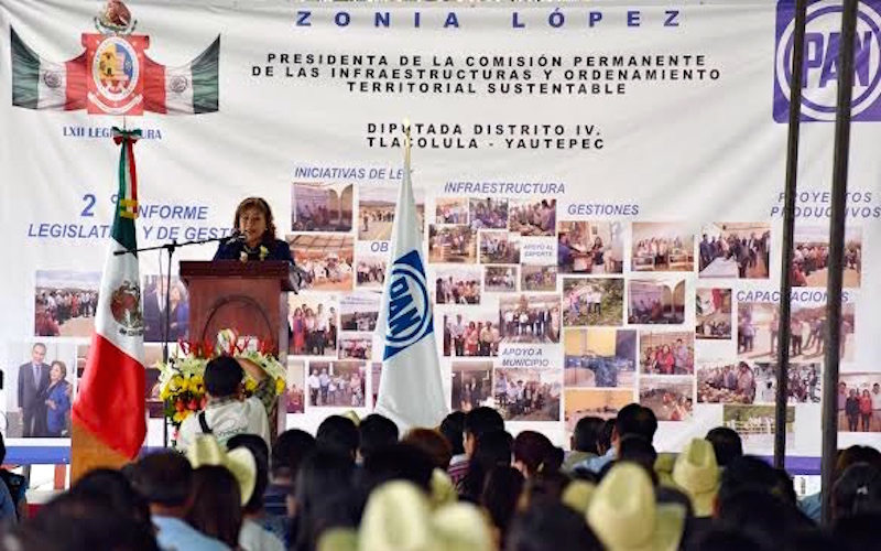 Respalda Tlacolula trabajo de gestión de Zonia López Cruz