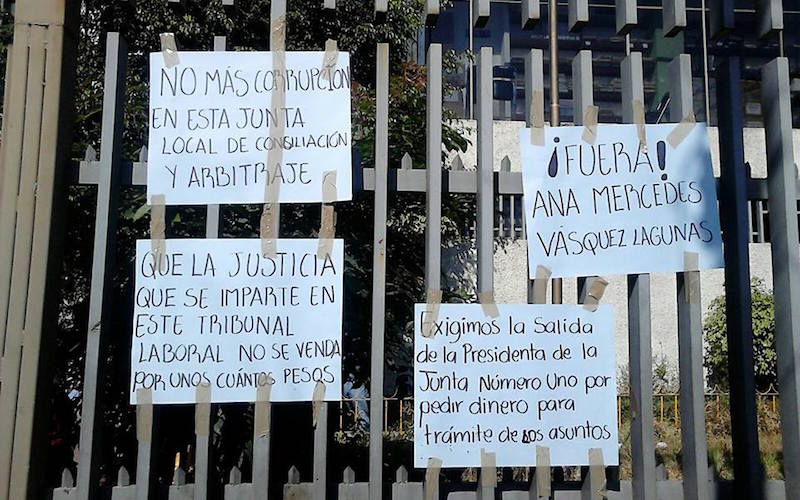 Denuncian abogados litigantes, tráfico de influencias en JLCA