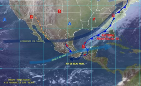 Prevalecerá Evento “Norte” en el Golfo e Istmo de Tehuantepec